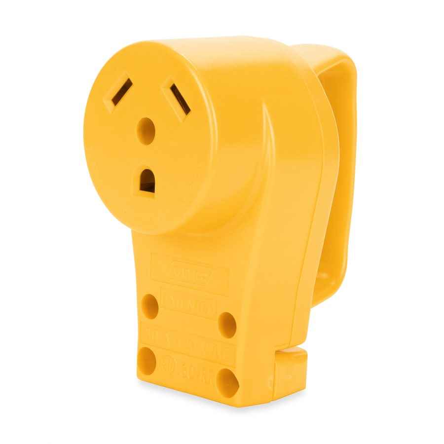 Camco PowerGrip 30A Female Replacement Receptacle – 55343