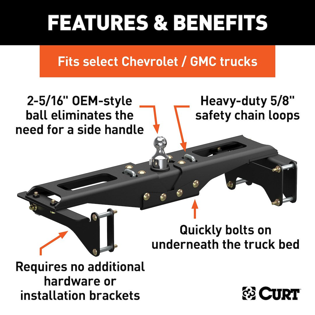 Curt 60642 Gooseneck Trailer Hitch - image 2
