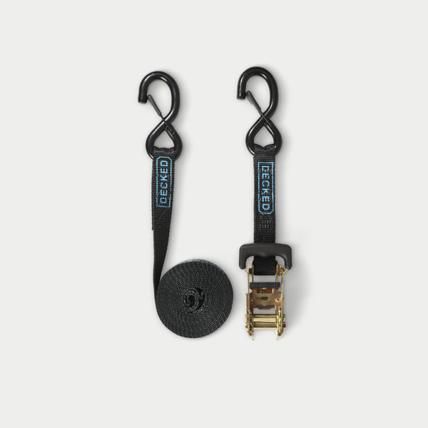 Decked A0088-Rstp-Blk Adjustable Ratchet Tie-Down