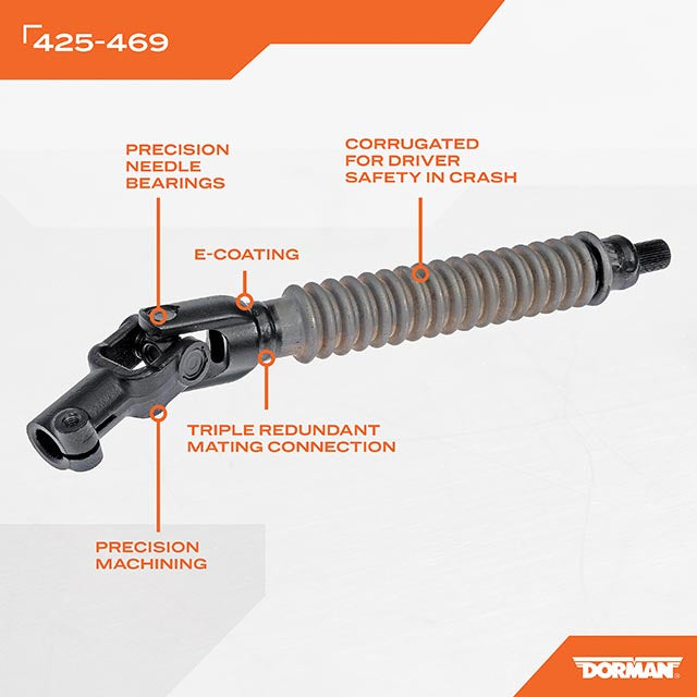 Dorman 425469 Lower Replacement Steering Shaft - image 5