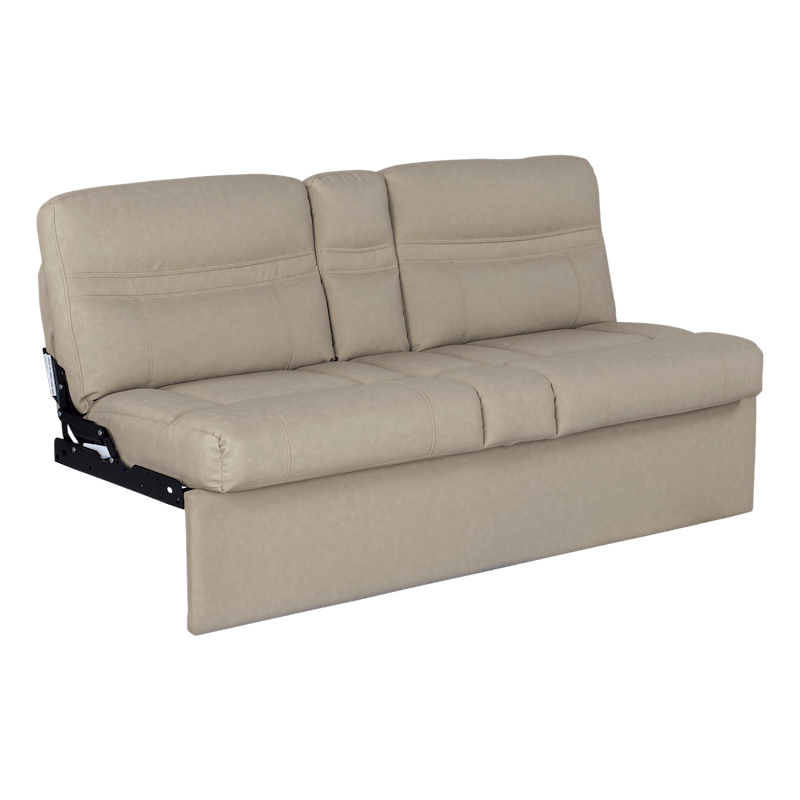 Lippert Components 2020135018 62" Jackknife RV Sofa, Altoona Beige, 2-Seater with – image 1