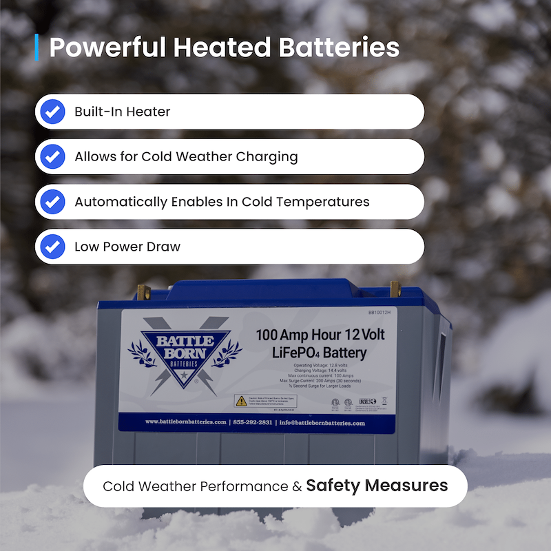 Battle Born Batteries BB10012H Battle Born Lithium Deep Cycle Heated Battery Group 31 12V – image 7