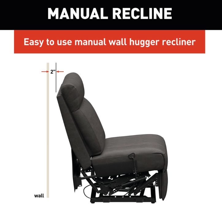 Lippert Components 2024044110 Thomas Payne Center Armless Recliner, McCoy – image 5