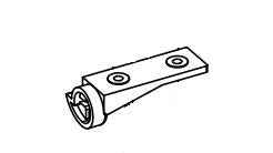 Norcold 50605 Fridge Evaporator Door Mounting Clip, Bottom Left – image 1