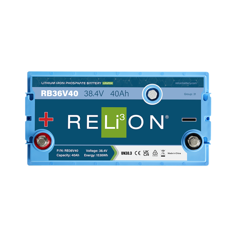 Relion Battery RB36V40 RELiON Lithium Battery Group 31 36V 40Ah Marine Deep Cycle – image 3