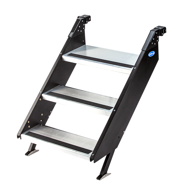 MOR/ryde STP-222 RV Entry Step, 3-Step Aluminum Quick-Release RV Steps – image 3