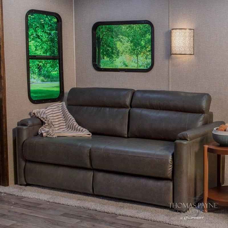 Lippert Components 2020128894 Thomas Payne Tri-Fold RV Sofa, Millbrae Brown, 72" with Bed – image 6