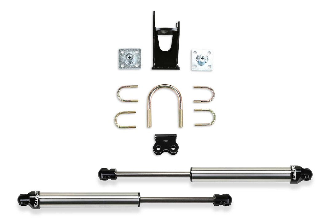 Fabtech FTS220512 Dirt Logic Dual Steering Damper Kit