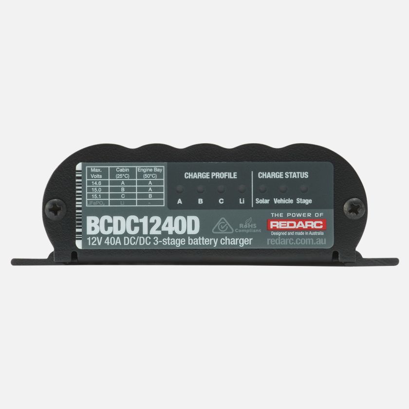 Redarc 12V 40A DC-DC Battery Charger – BCDC1240D