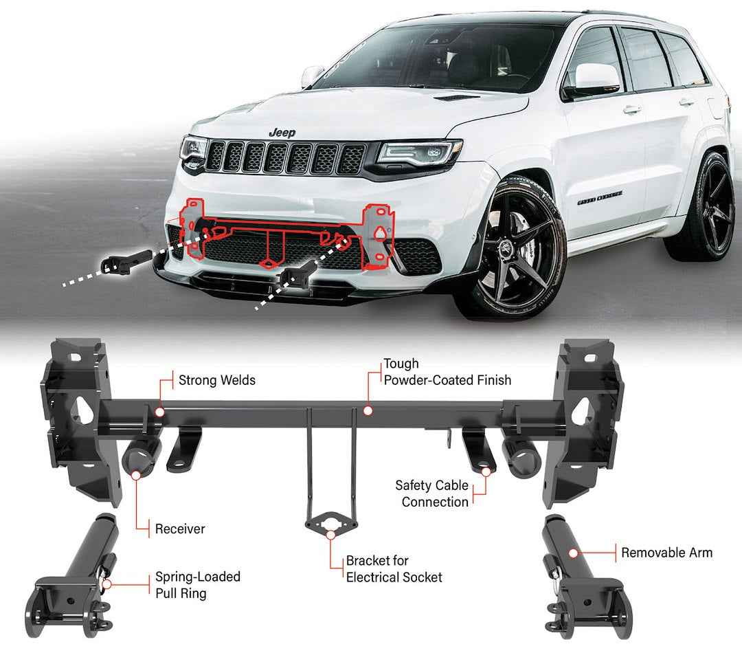 Roadmaster Vehicle Baseplate for Jeep Wrangler JK 2010–2018 – 521448-5
