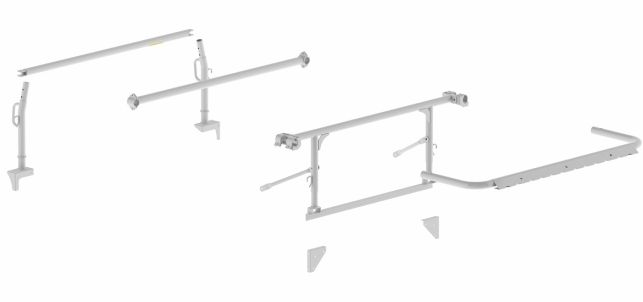 Holman 12004w Pro Rack Legs with Crossbars
