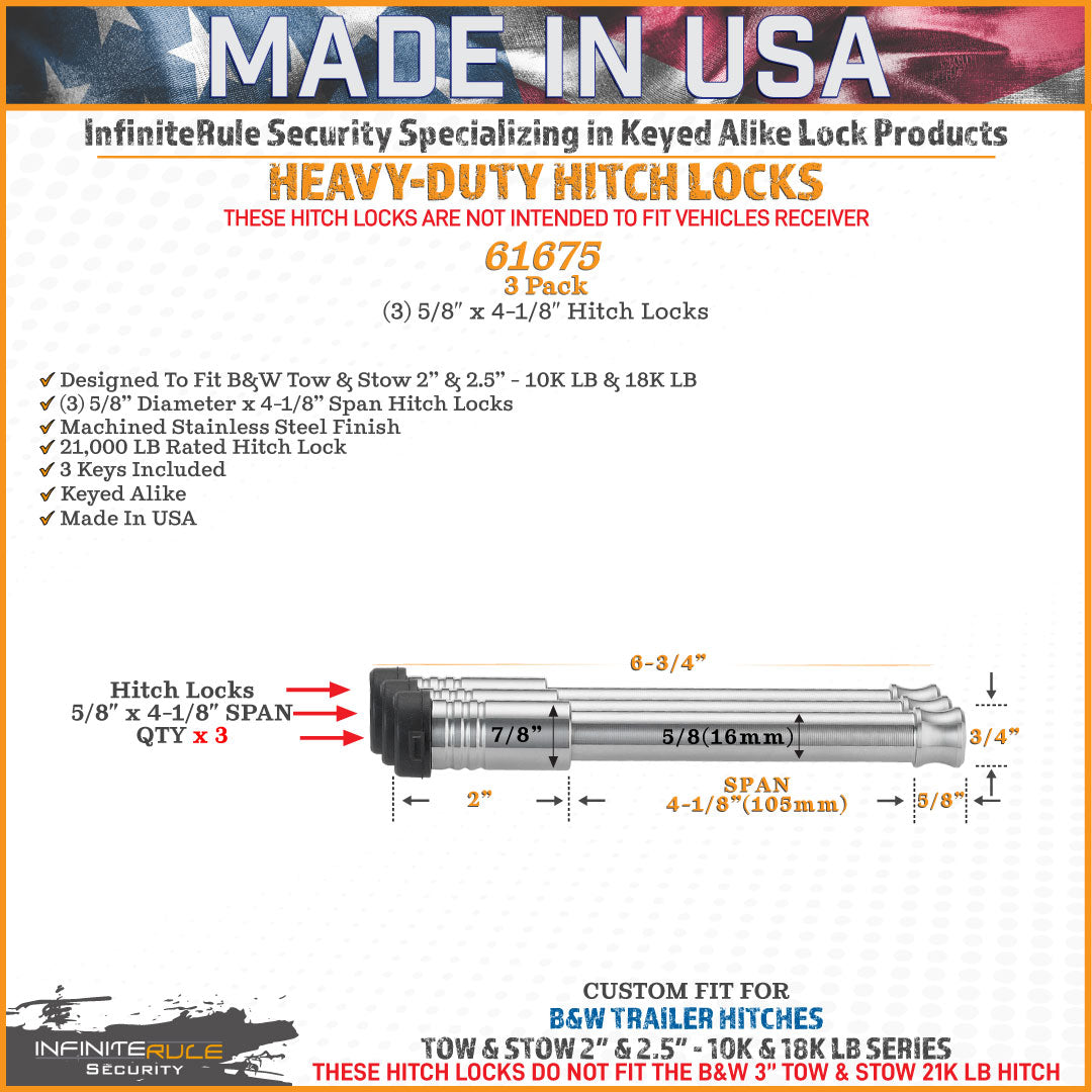 Infiniterule 61675-S Trailer Hitch Pin - image 2
