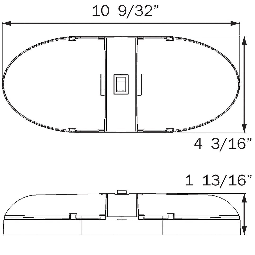 Optronics Interior Light LED - White – RVILL34FS