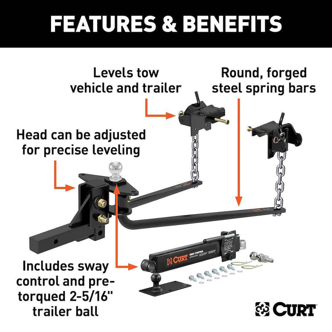 Curt 17062 Weight Distribution Hitch - image 2