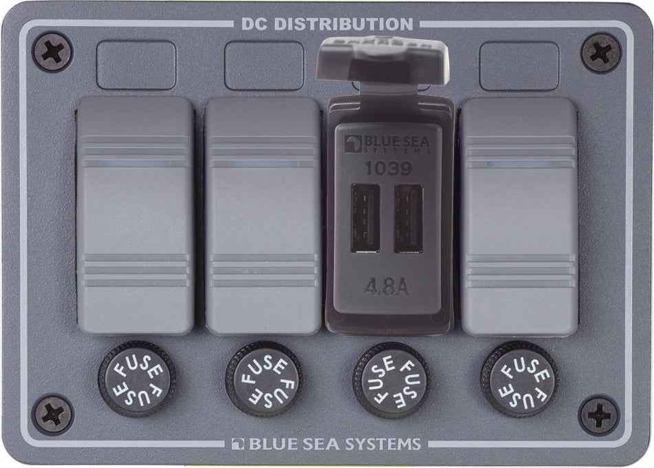 Blue Sea Dual USB Outlet - 5V, 4.8A – 1039-BSS
