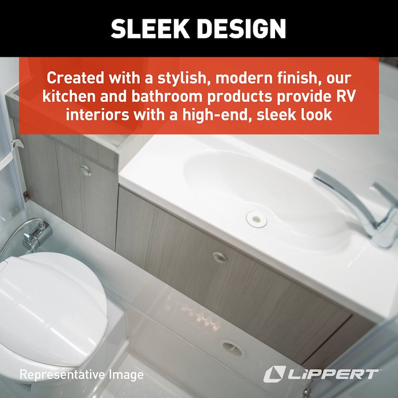 Lippert Components 209648 Lippert Better Bath 24" x 36" RV Bathtub, Center Drain – image 7
