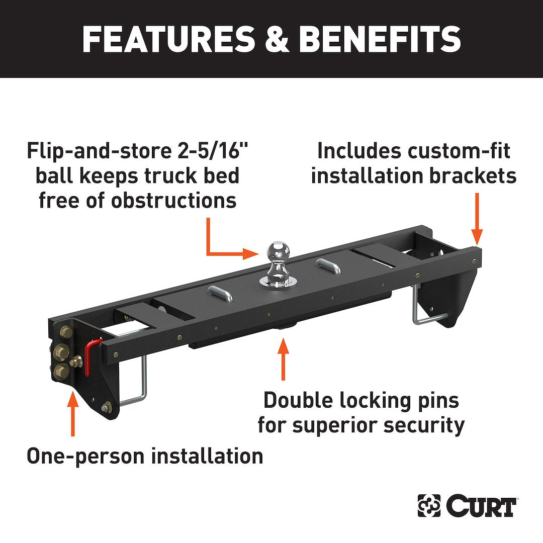 Curt 60690 Gooseneck Trailer Hitch - image 2