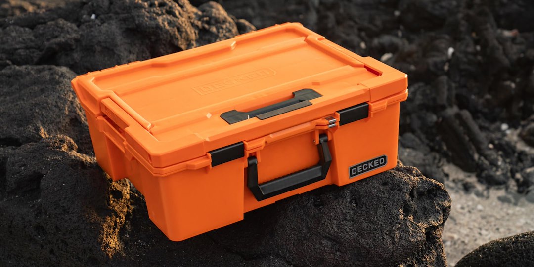 Decked A0020-HRAK-ORG Halfrack 32 Portable Storage Box