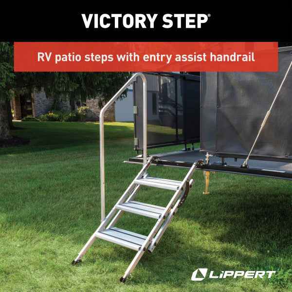 Lippert Components 2023024500 3-Step Manual Folding RV Patio Entry System, Part # – image 9