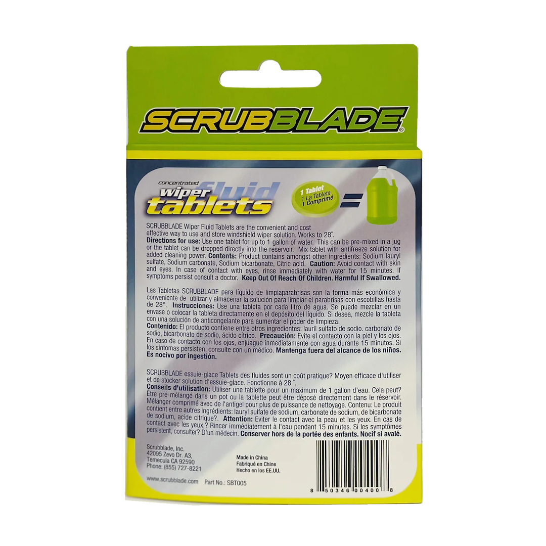 Scrubblade SBT005 Washer Fluid for Windshield