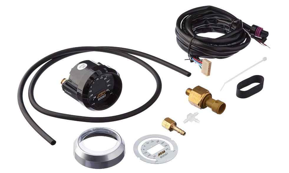 AEM Electronics 30-4406 2.04-Inch Digital Boost Gauge With Sender
