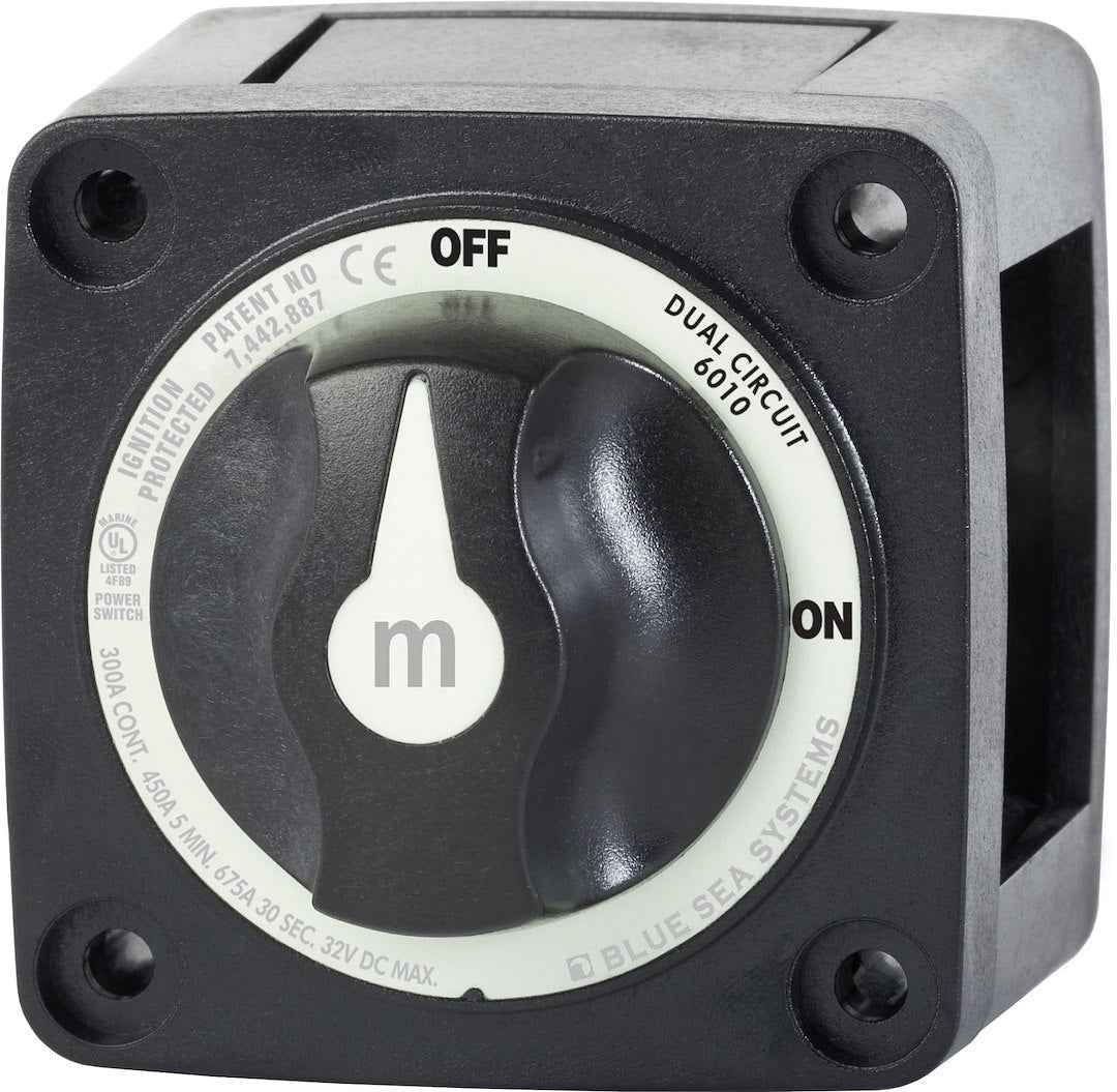 Blue Sea 2-Position Battery Selector Switch - 32V – 6010200-BSS