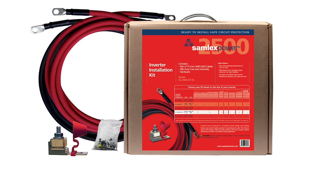 Samlex America Power Inverter Installation Kit – DC2500KITX