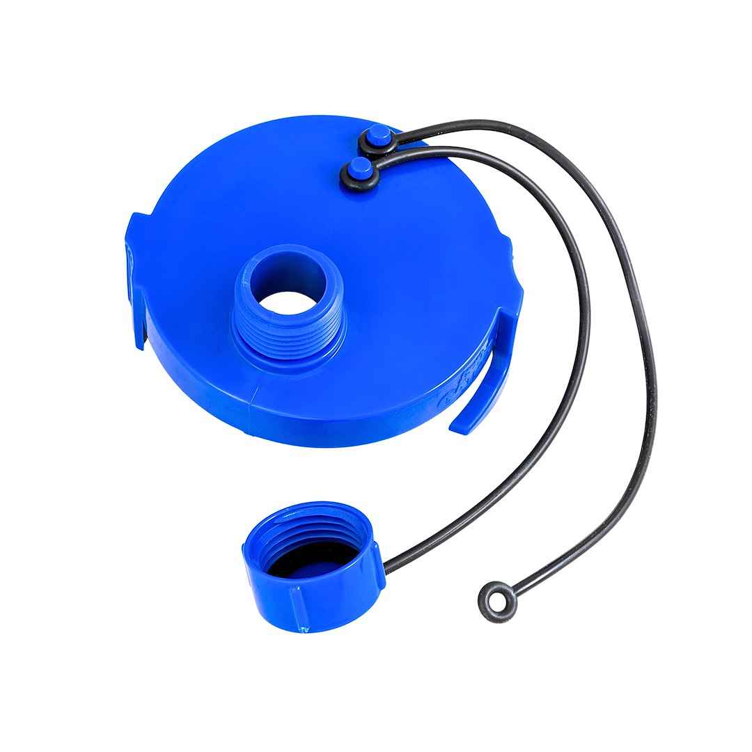 Duraflex 22198 Blue 3-Inch Sewer Termination Cap, Bulk/Bagged