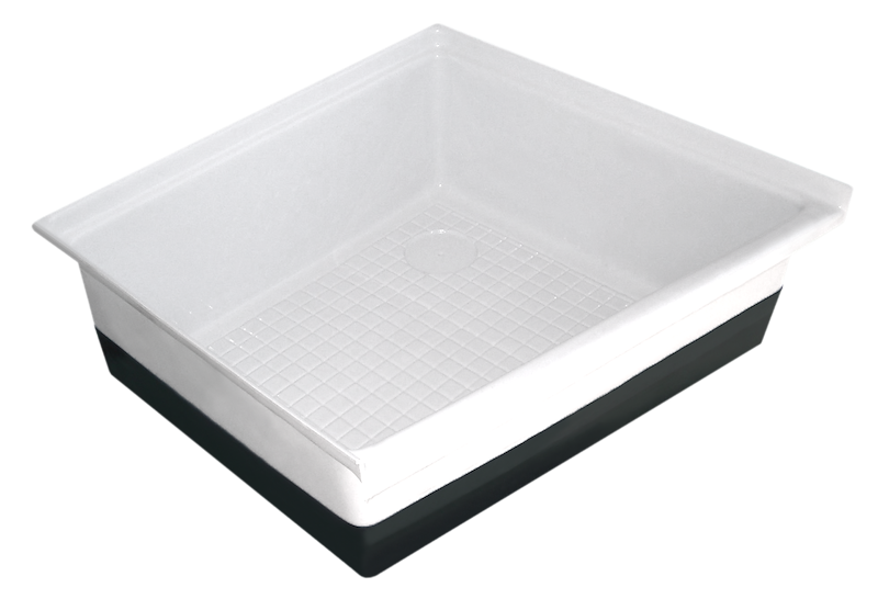 Icon 00463 SP200 RV Shower Pan, Polar White ABS Shower Base – image 1