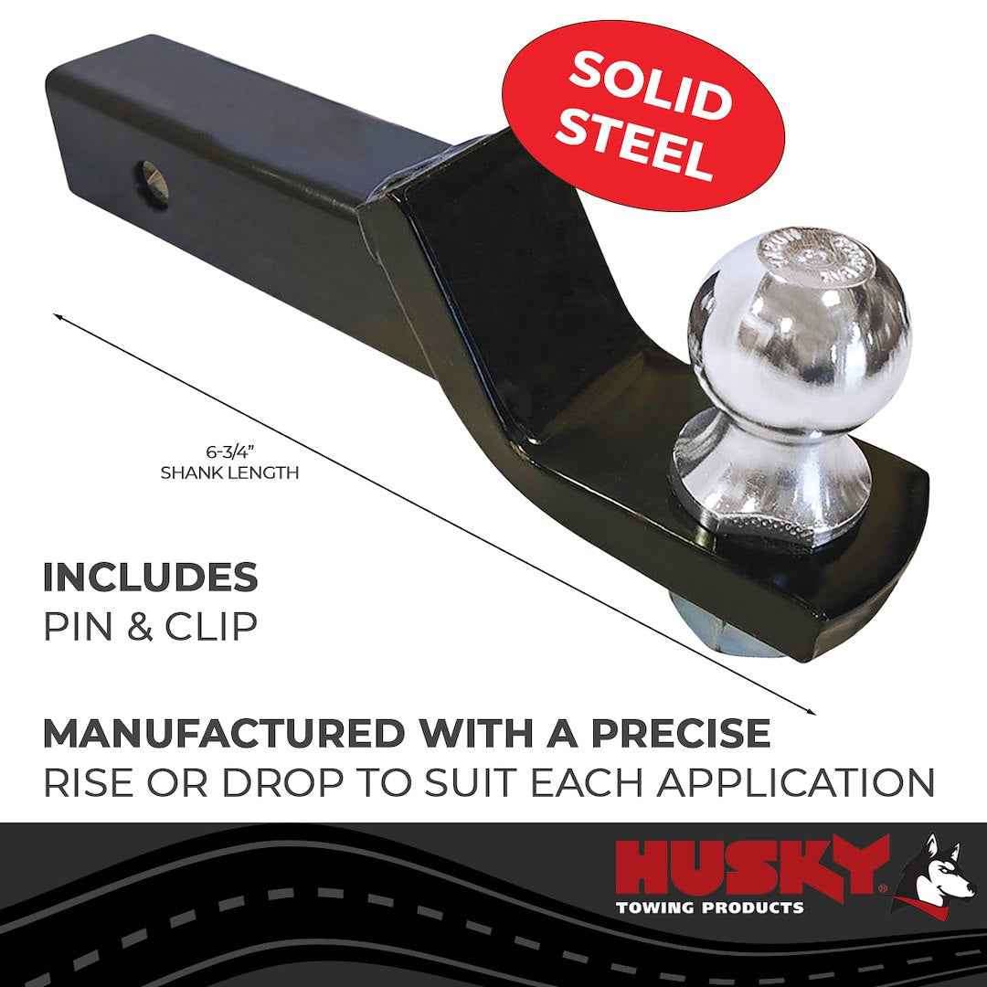 Husky Towing Single-Ball Mount - 2 in Receiver – 31366