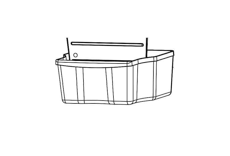 Norcold 50727 1210 RV Refrigerator Crisper Bin, White, Part – image 2
