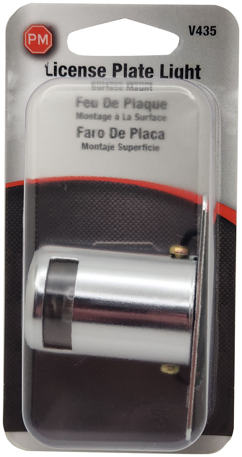 Peterson Mfg. License Plate Light (V435) – Housing Color: Silver