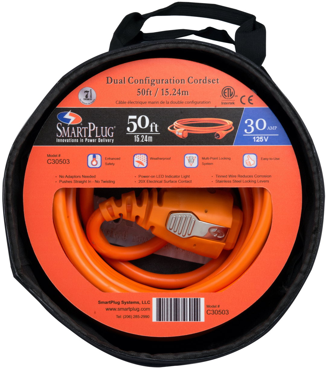 SmartPlug Systems C30503 RV-to-Pedestal Power Cord