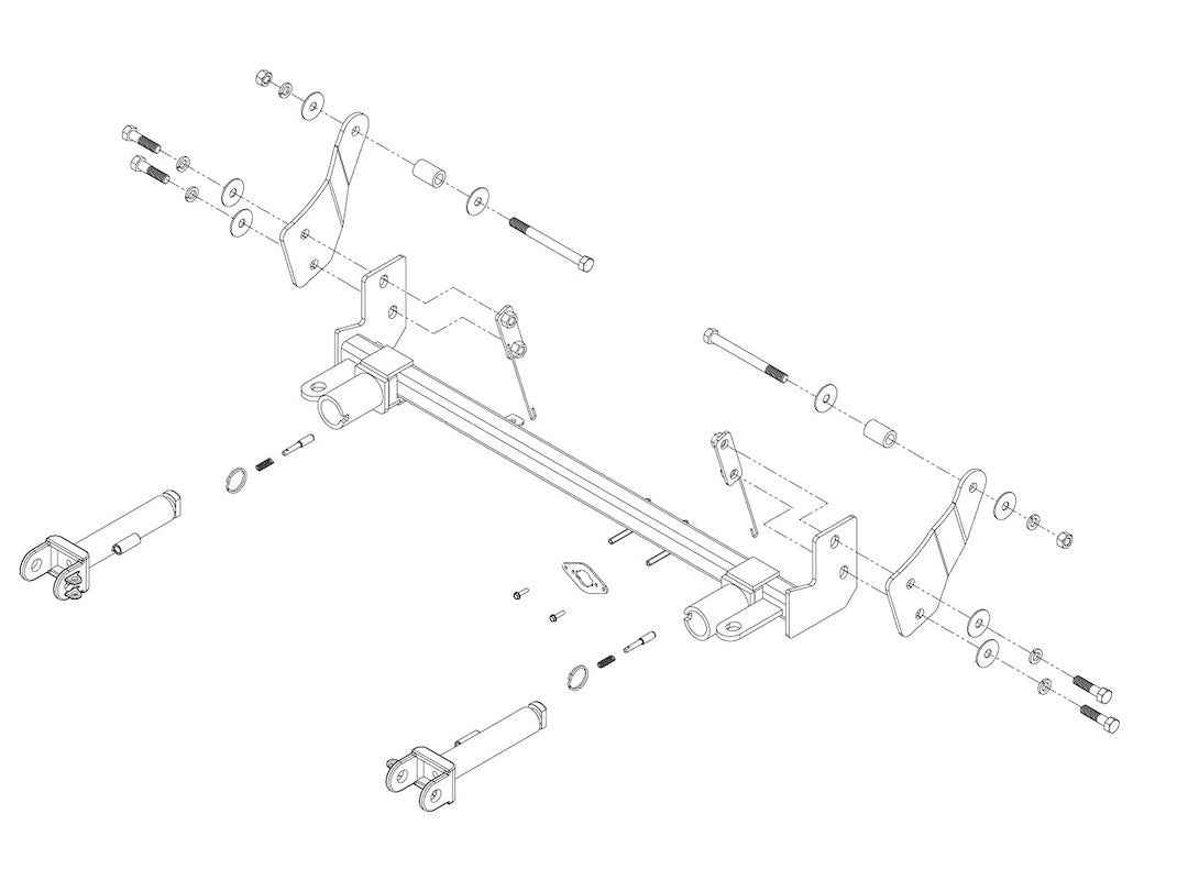 Roadmaster Vehicle Baseplate for Jeep Wrangler JK 2010β2018 β 521455-5