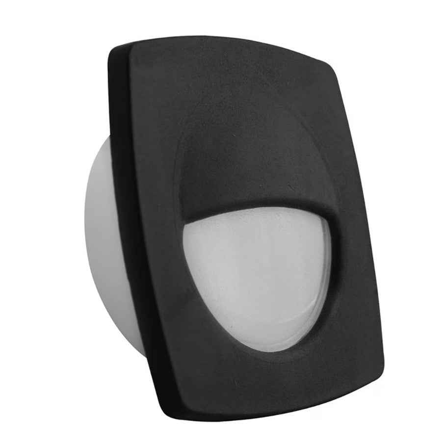 Creative Products 0011202W 2.2-Inch Square LED Step Light, White Lens