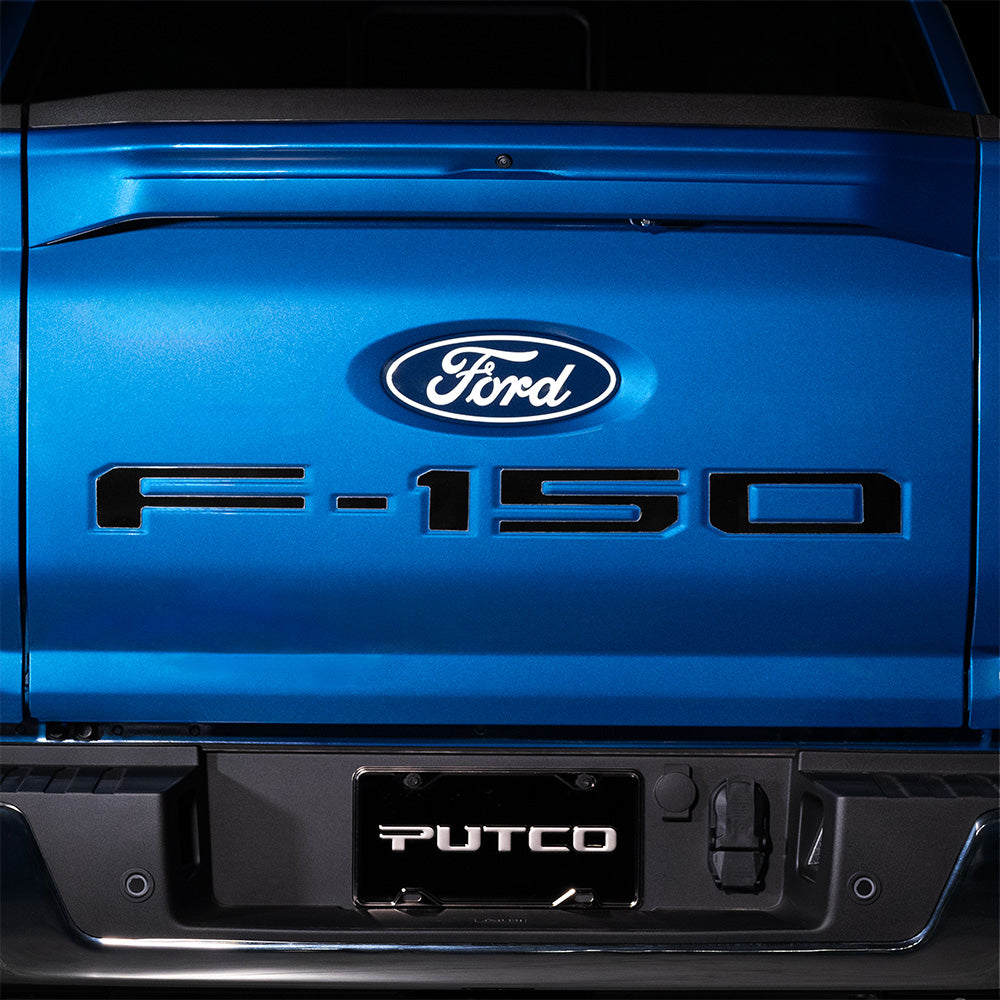 Putco 55564BPFD Licensed Black Platinum Tailgate Letters