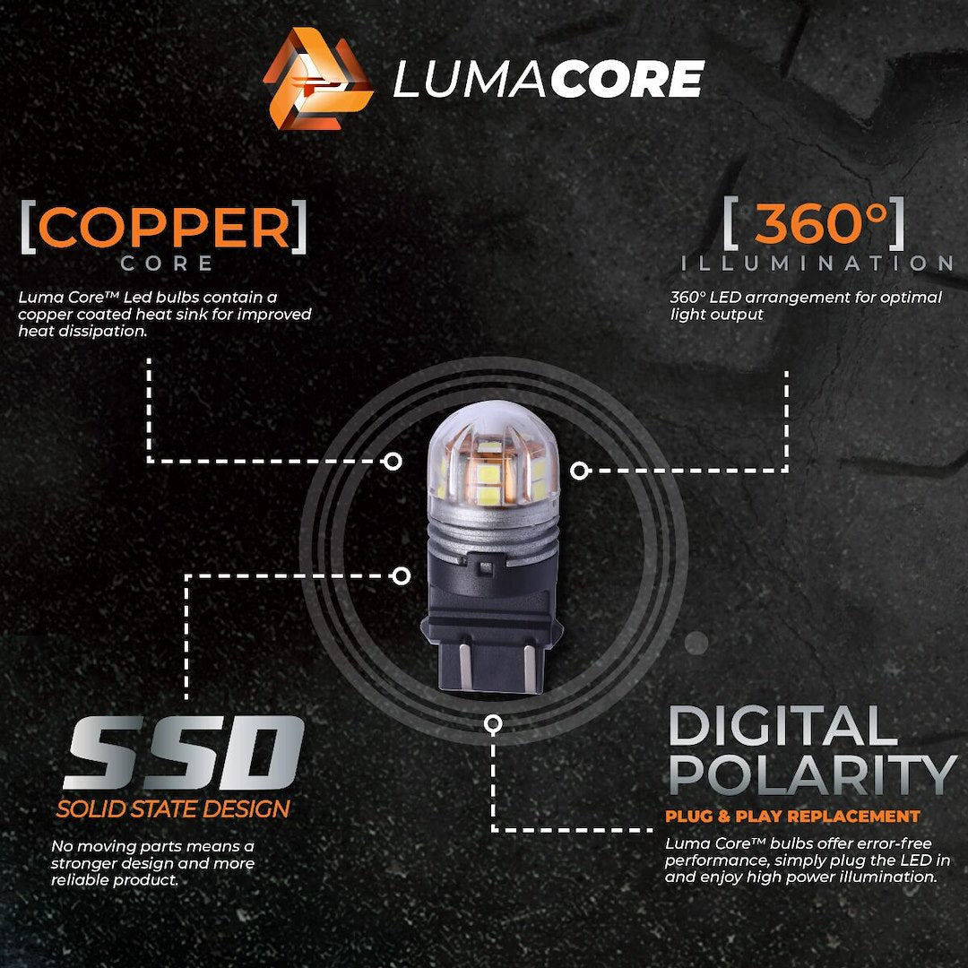 Putco C3156r Lumacore 3156 Reverse LED Pair