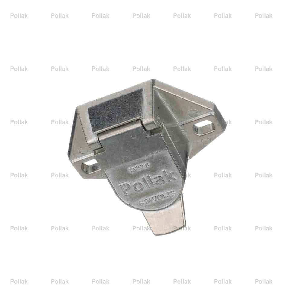 Pollak 11720EP Silver 7-Pin Vehicle-End Interchangeable Socket