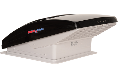 MaxxAir 00-07500K Powered-Lift Roof Vent Fan - Smoke Dome