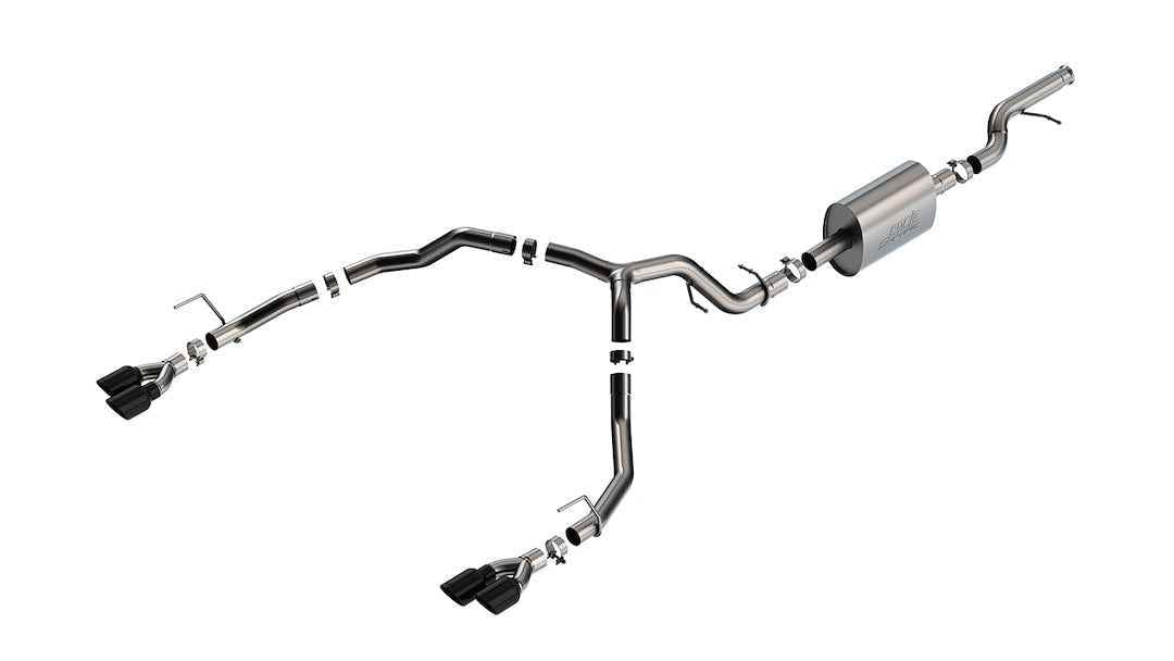 Borla 140857BC Tahoe 5.3L S-Type Quad-Rear Cat-Back