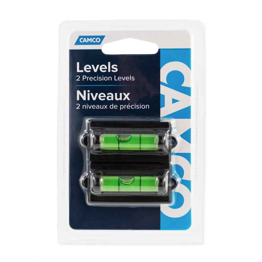 Camco 25523 2-Inch RV Bubble Levels, Pair