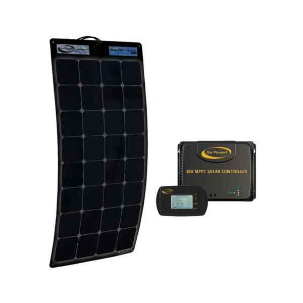 Go Power GP-ECLIPSE-FLEX-190 Eclipse 190W MPPT Flexible Solar Kit , 30A Controller – image 1