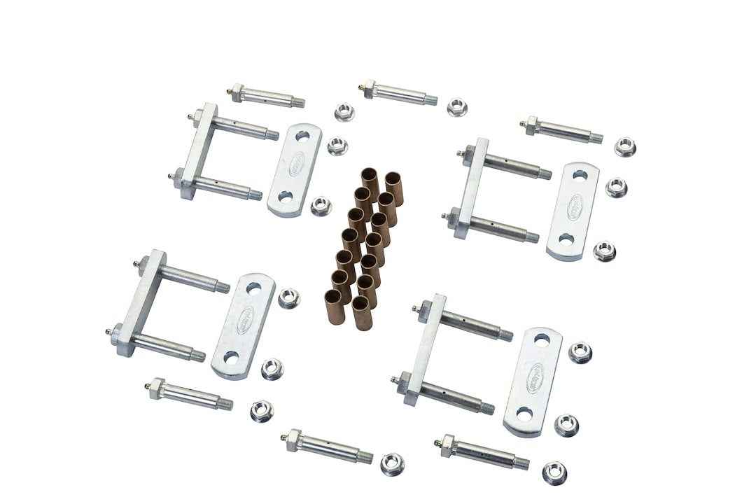 MORryde LRE12-001 Greasable Leaf-Spring Shackle Kit with Bushings