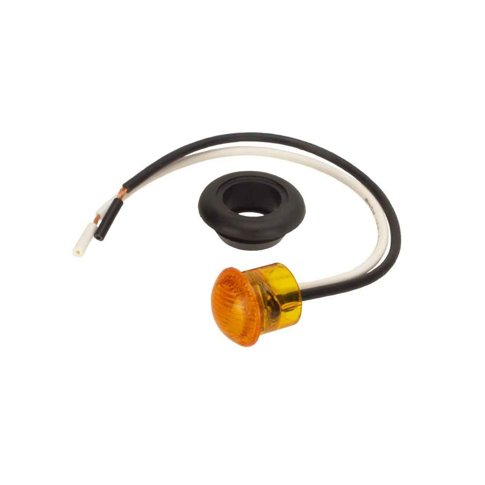 Creative Products 003183AA Amber 3/4-Inch Round LED Clearance Light