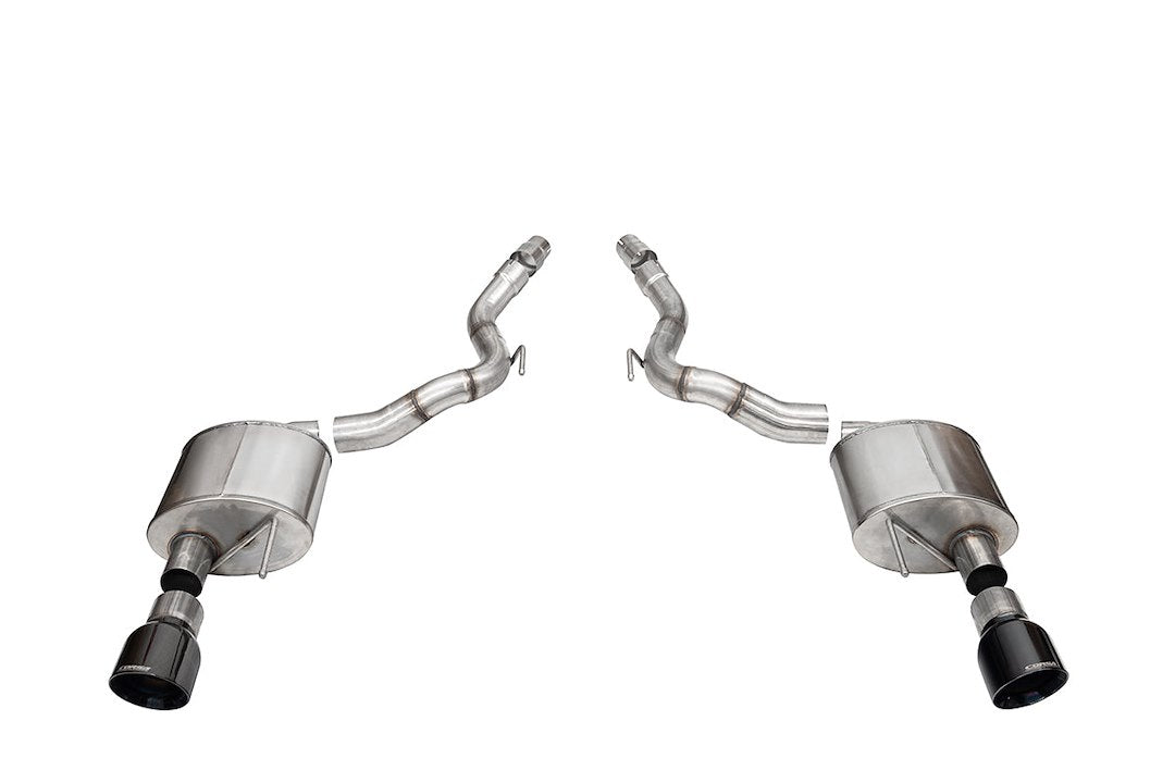 Corsa Performance 21272BLK Sport Axle-Back with Black PVD Pro Tips