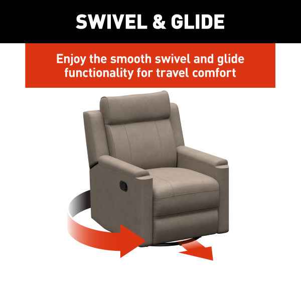 Lippert Components 2024044209 Thomas Payne Swivel Glider Recliner, Driftwood – image 7