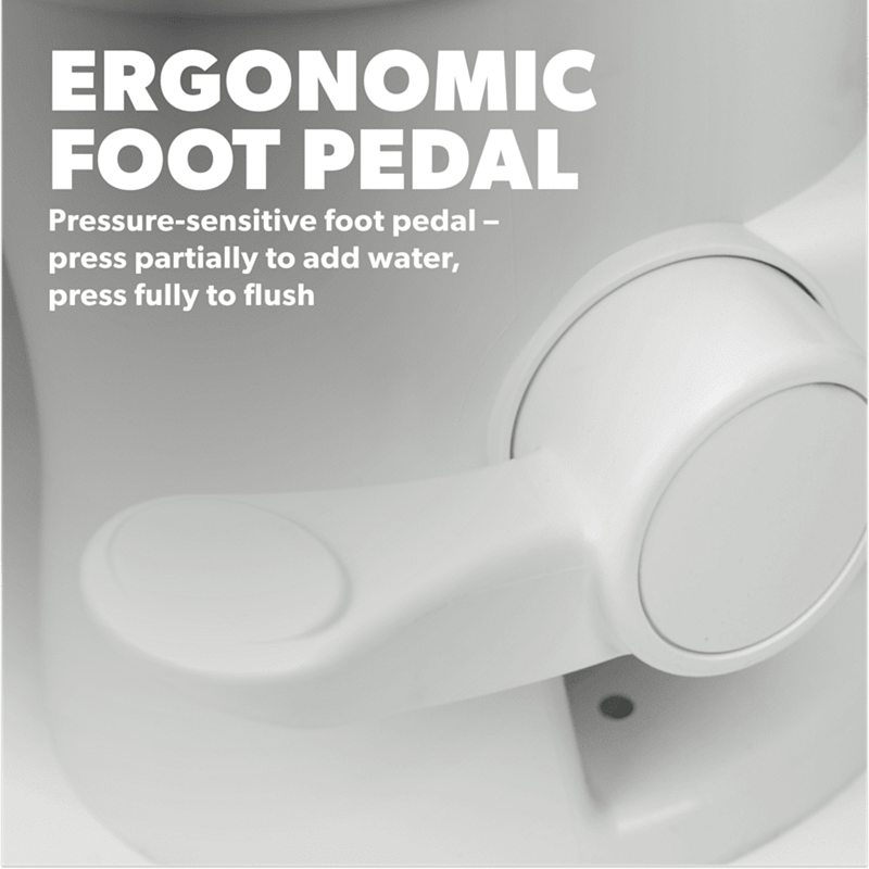 Dometic 302321681 RV Toilet Dometic , 321 Series, Permanent Ceramic Toilet, White – image 6