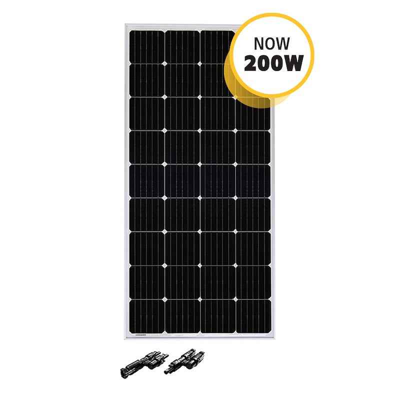 Go Power OVERLANDER-E 200 Watt Expansion Solar Panel Kit, Monocrystalline – image 1