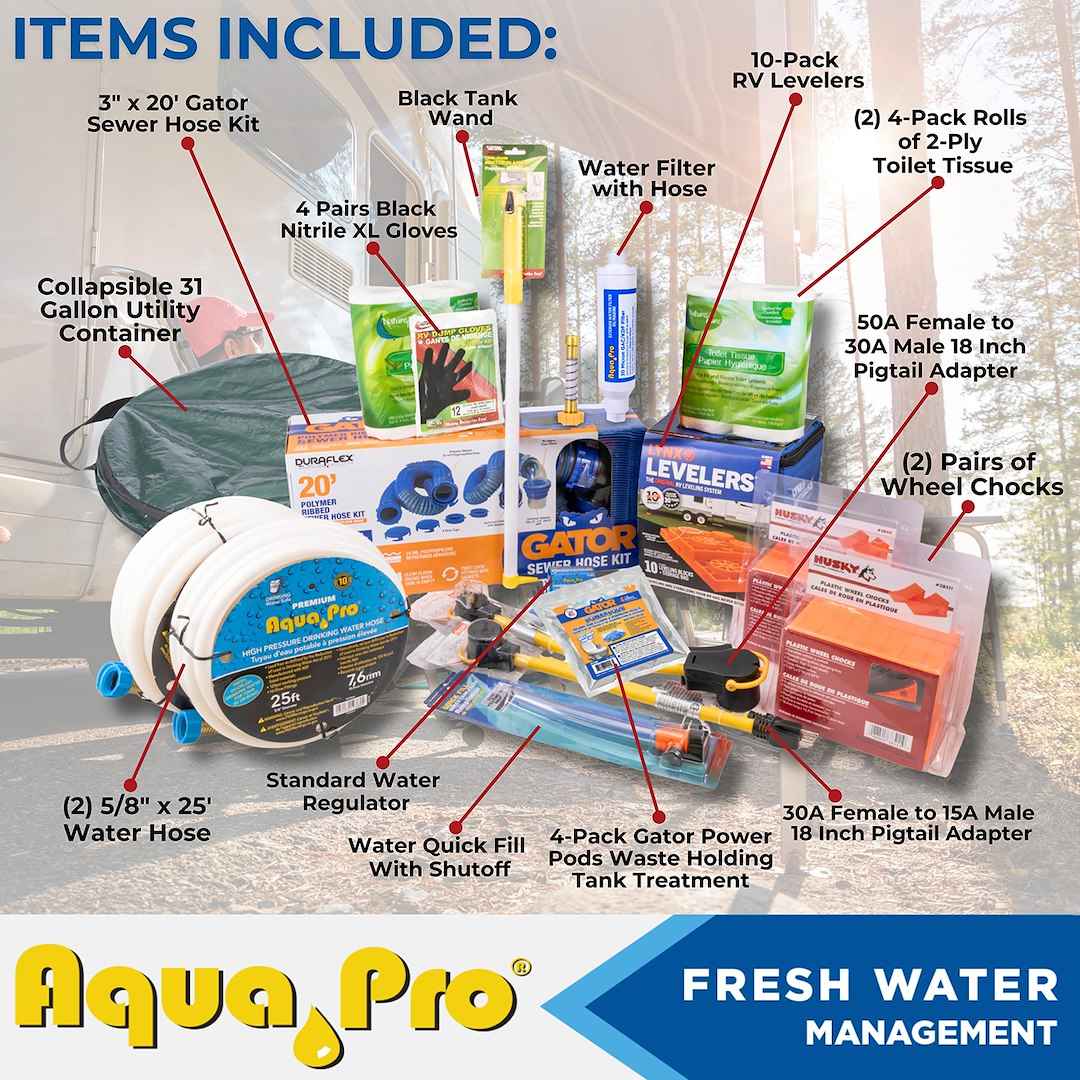 Aqua Pro Deluxe RV Startup Kit – 27591