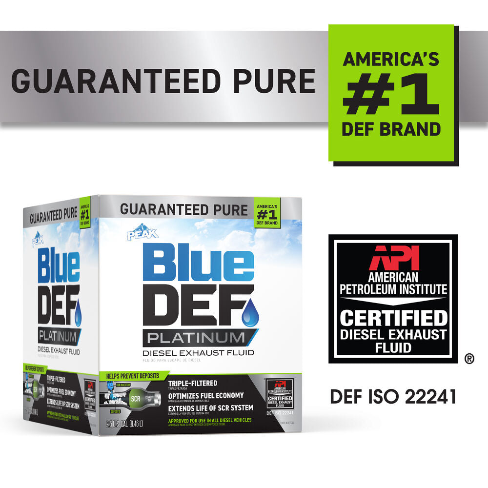 Peak DEG002 Diesel Emissions Fluid - 2.5 Gallon